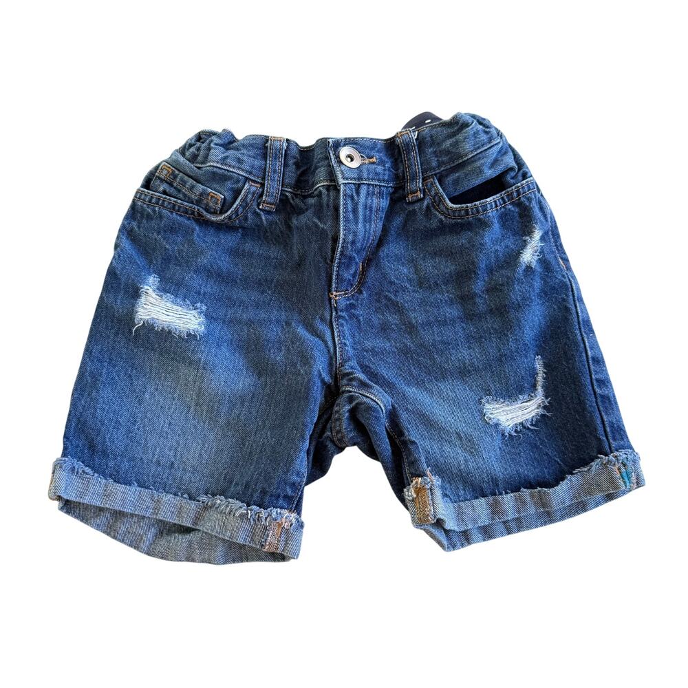 The Children’s Place Denim Midi Jean Shorts Size 8 Girls Blue